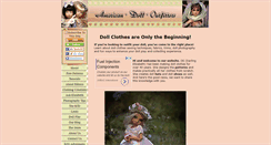Desktop Screenshot of american-doll-outfitters.com