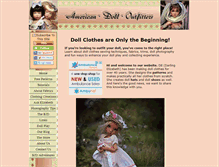 Tablet Screenshot of american-doll-outfitters.com